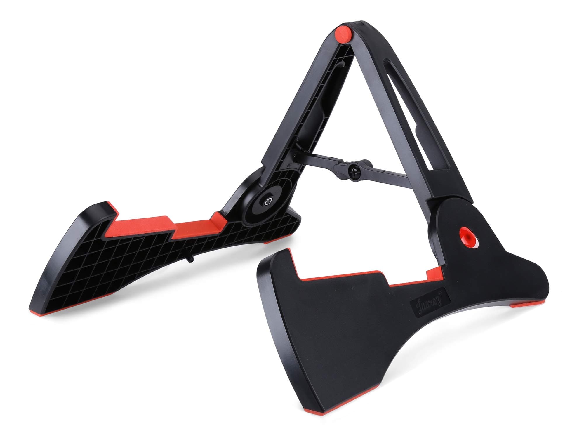 JUAREZ Premium Foldable Guitar Stand – Compact, Lightweight (288 g), ABS Build with Silicone Padding – Fits Acoustic, Electric, Bass, Mandolin, Black