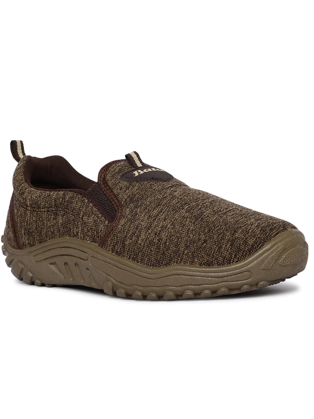 Bata Men Casual Slipon Canvas Shoes - Brown - (UK- 9)