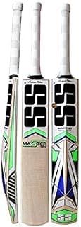 SS master 100 kw bat Kashmir Willow Cricket Bat ( Size: Short Handle,Leather Ball )