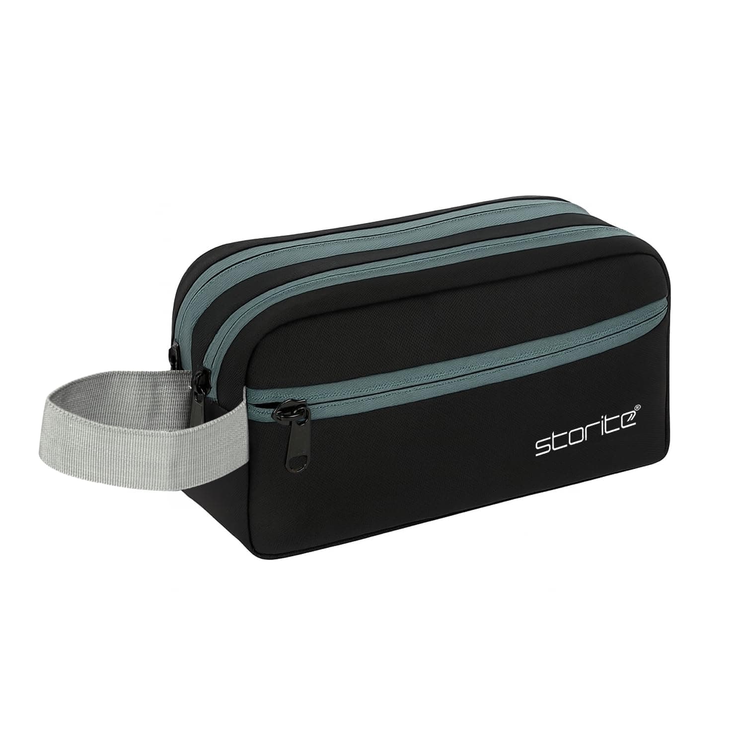 Storite Toiletry Bag for Men & Women - Black