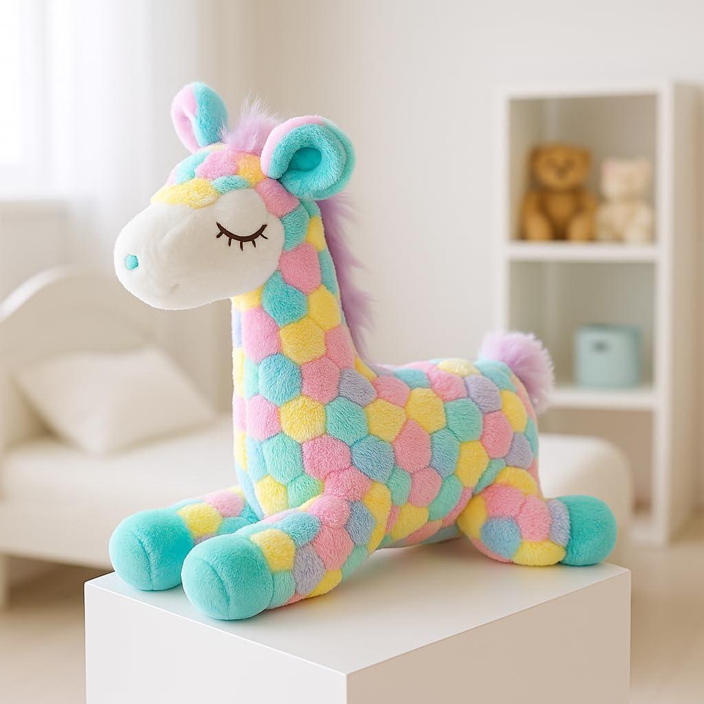 Babique Ziraffe Multi Plush Soft Toy Cute Kids Animal Home Decor Boys/Girls (45 cm)