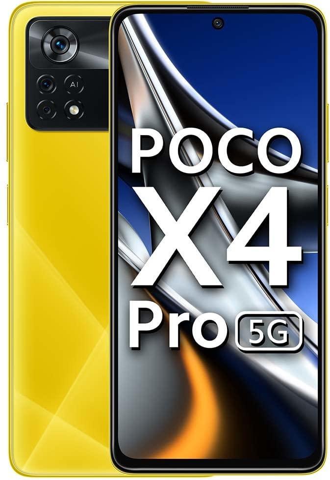 POCO X4 Pro 5G (Yellow, 6GB RAM 128GB Storage)