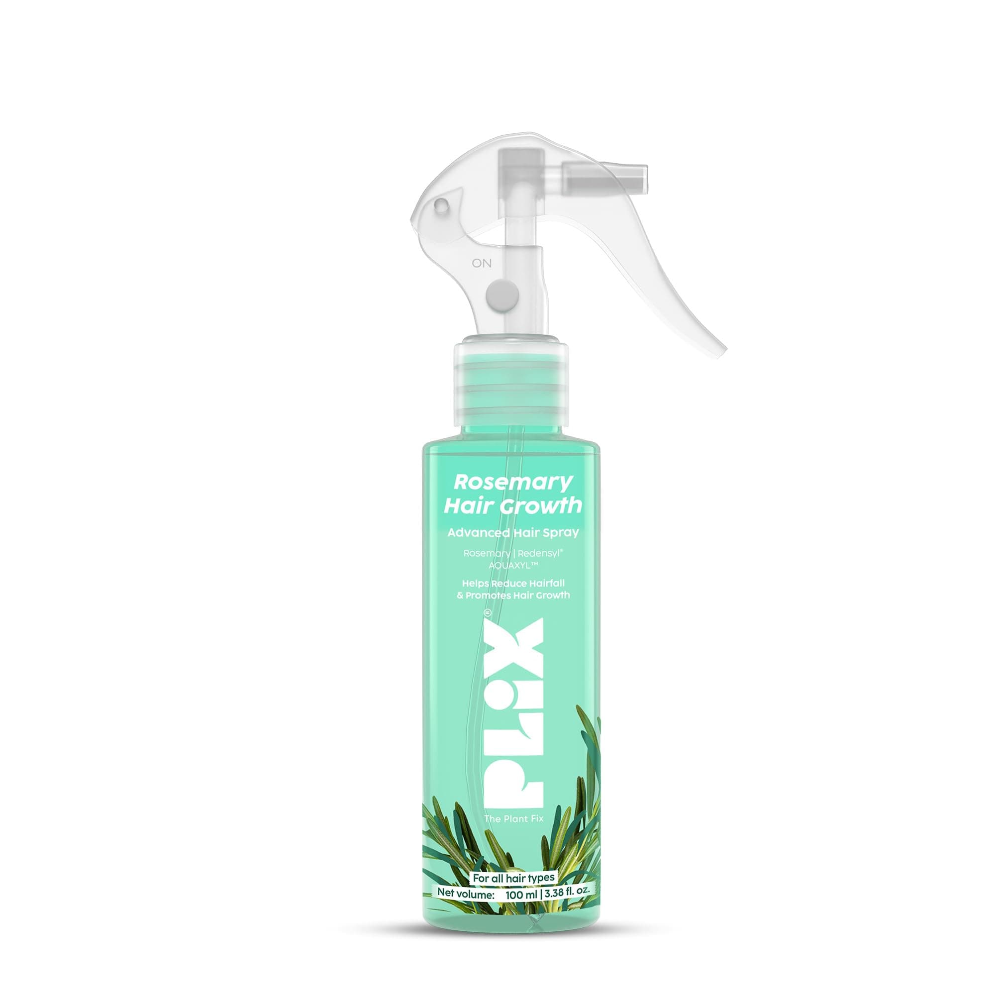PLIX - THE PLANT FIX Rosemary Hair Growth Advanced Spray for fuller, thicker | Redensyl® & Rosemary Extract | Easy to Use | Mess-free | Stimulates Follicles & Promotes Growth | For All Types | 100ml