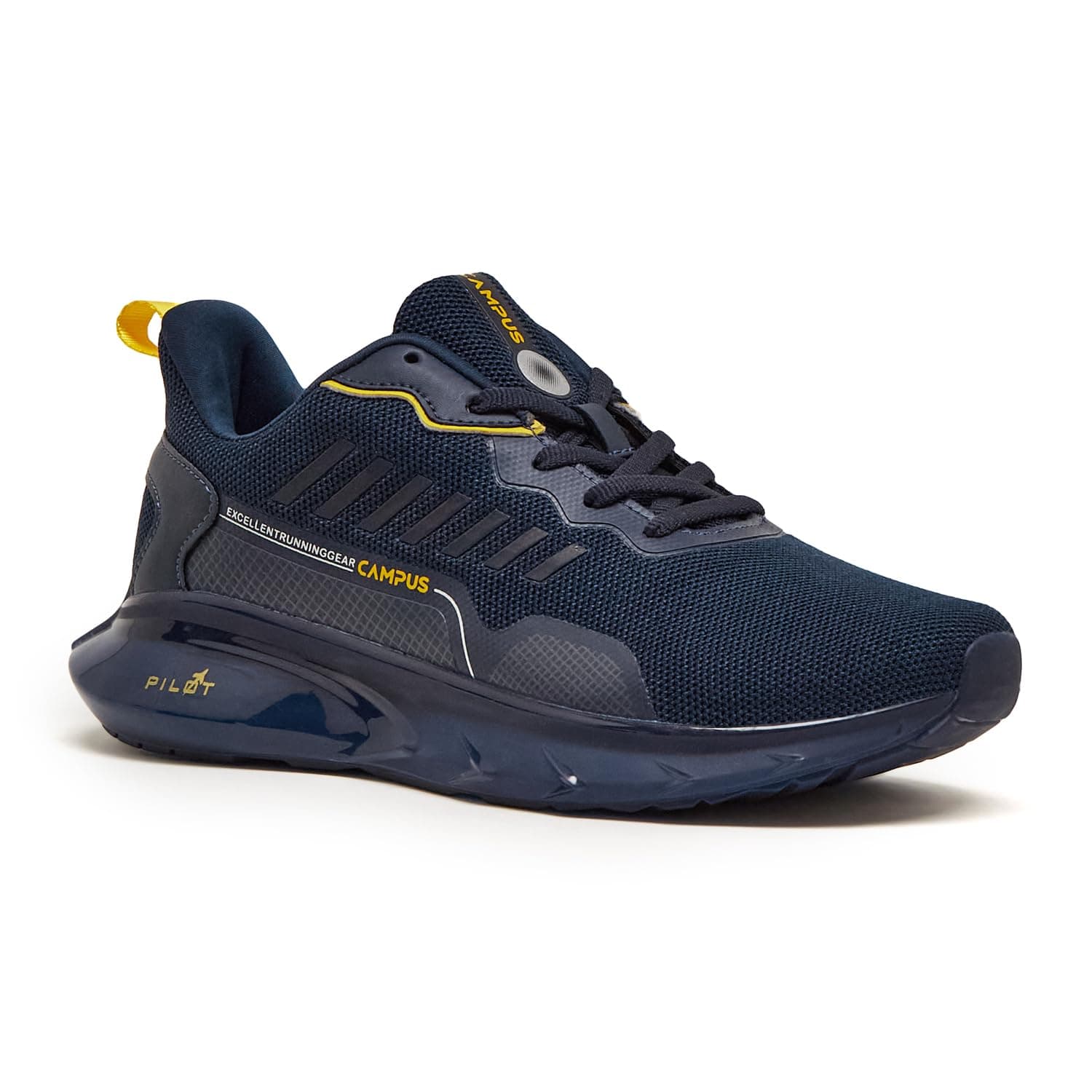 Campus Men's DECCAN Sneakers Navy/MSTD - 9UK/India