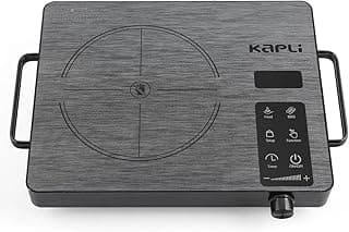 Kapli Premium Black Beauty 2500 Watt Infrared Induction Cooktop,Touch Panel |Use with All Utensils|1-year Warranty