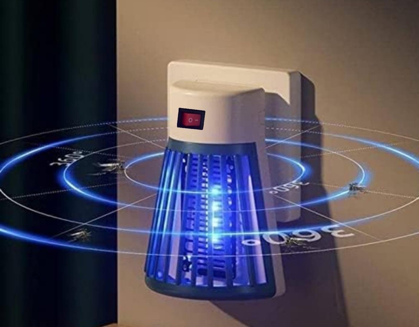 Vexyro Plug-in Mosquito Killer Lamp with UV Light | Electric Insect & Bug Zapper Machine for Home | Night Light Mosquito Trap | मच्छर मारने वाला इलेक्ट्रिक लैंप | कीट नाशक मशीन घर के लिए