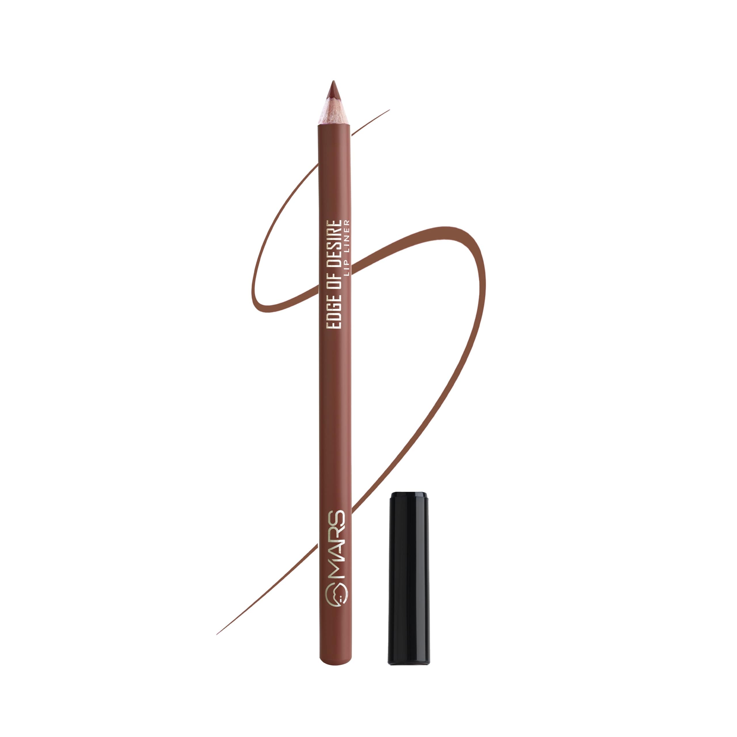 MARS Edge of Desire Lip Liner | One Swipe Smooth Application | Long Lasting Lip Pencil (1.4gm) (13-CINNAMON ROLL)