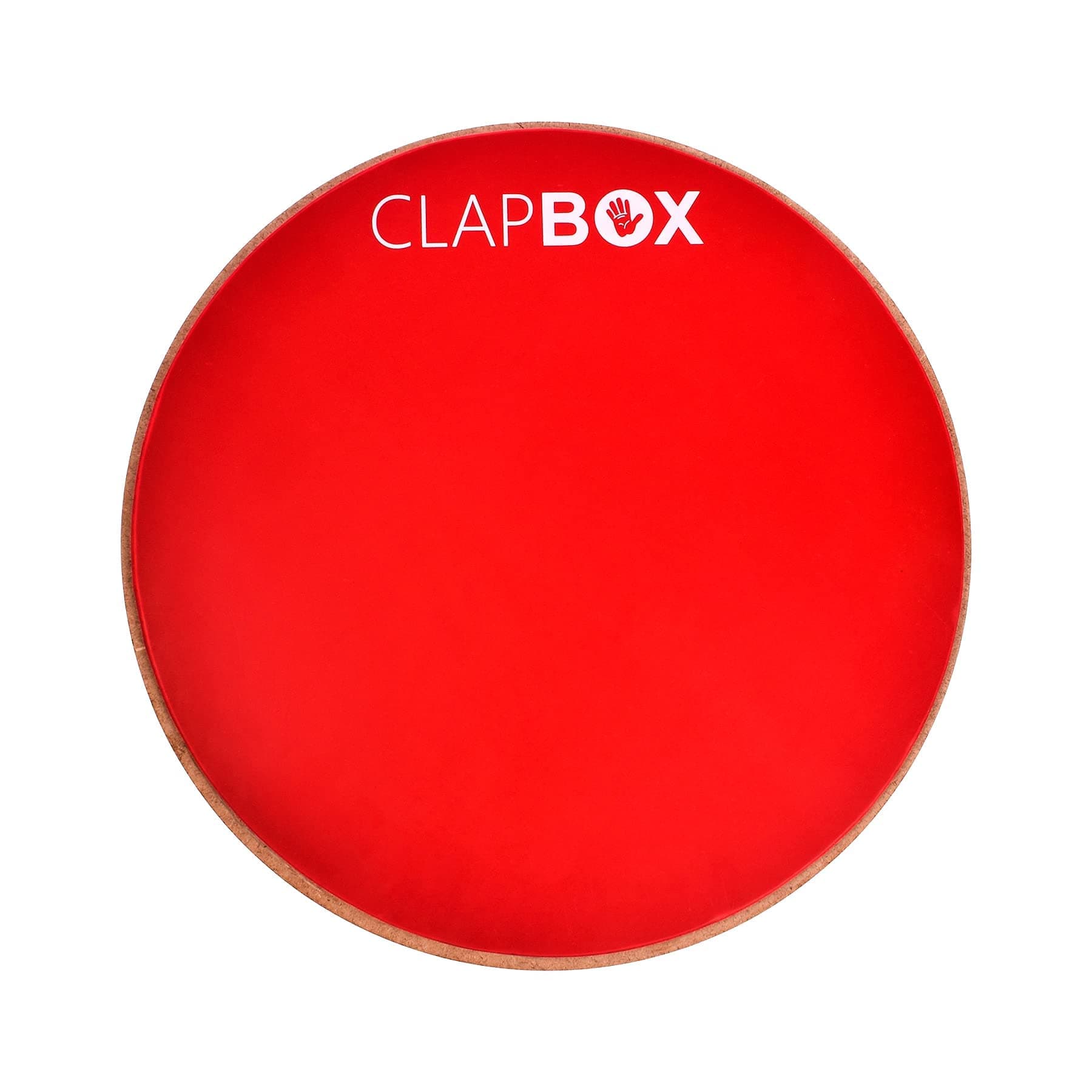 Clapbox Drum Practice Pad - 8 inches, Red, CB-PPD (Practice Pad only)