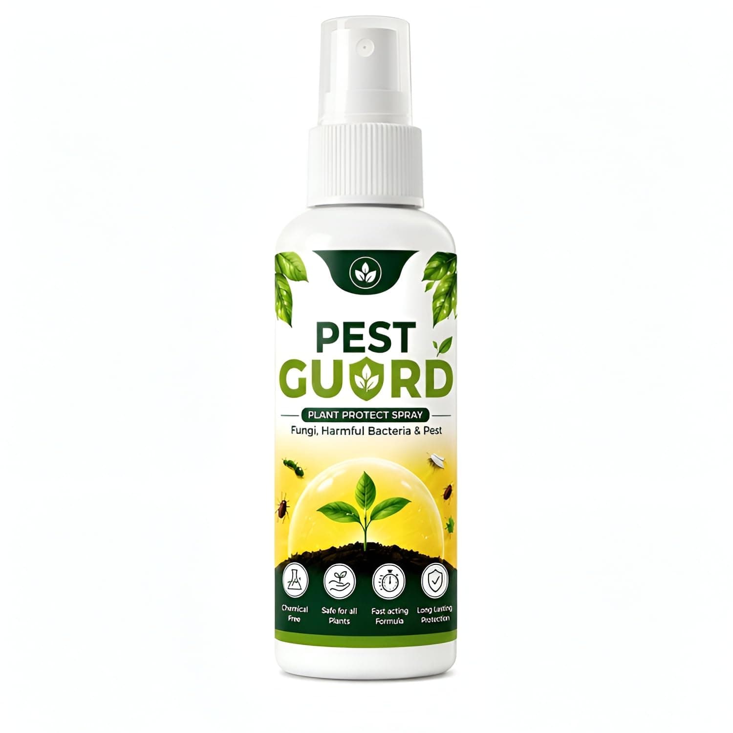 Pest Guard Natural Neem Oil Spray(100ml) | Ready to Use Organic Cold Pressed Natural Neem Oil Spray for Indoor and Outdoor Plants | Removes Mealybugs Fungus and Other Pests from plants