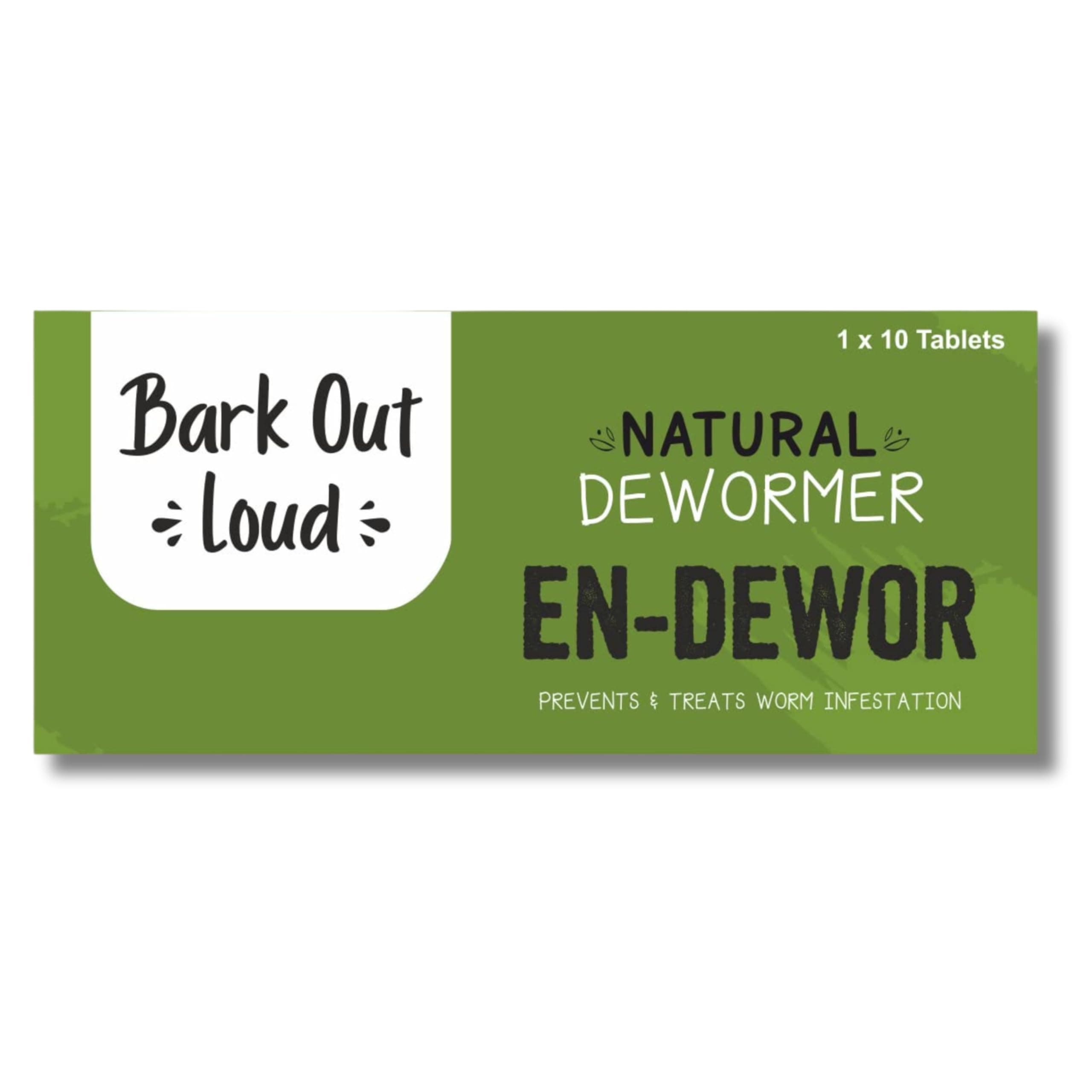 Vivaldis Endewor Dewormer for Dogs and Cats, Natural Enzyme and Probiotic Based Supplements for Gut Health to Kill & Expels Parasites - 1X10 Tablets