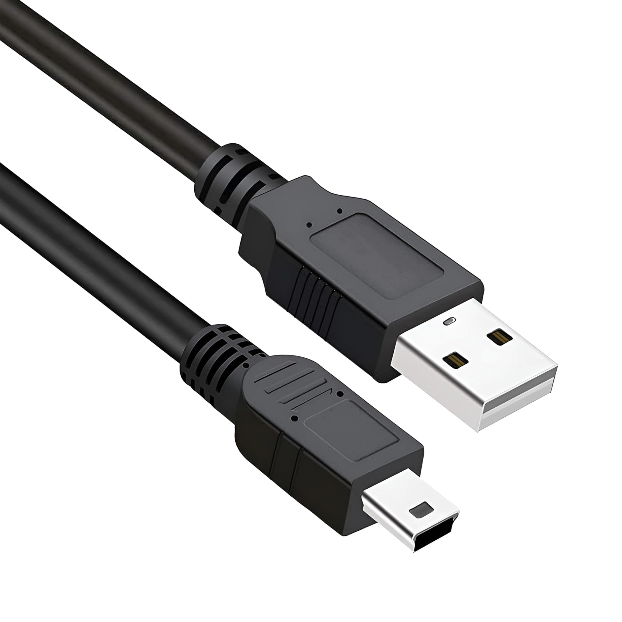 Storite 60cm USB 2.0 A to Mini 5 Pin B Cable, Black