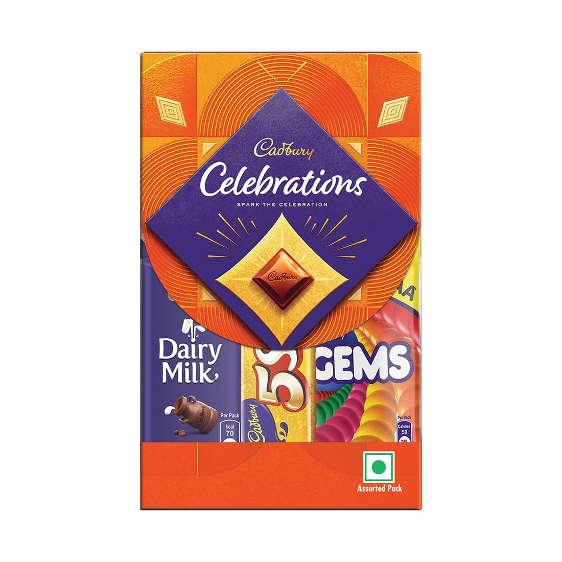Cadbury Celebrations Assorted Chocolate Gift Pack, 51.2 g