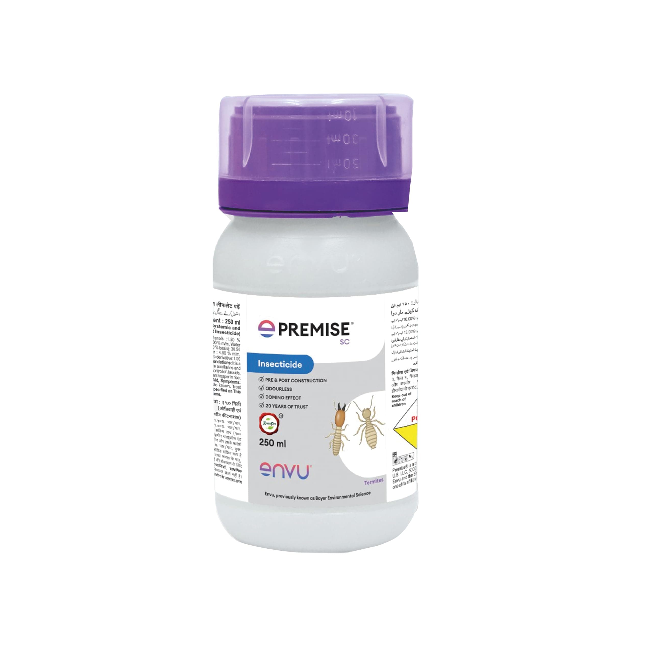 Premise Termite Control | Anti Termite Chemical for Construction | Pre & Post Construction Termite Killer Chemical | 250ml