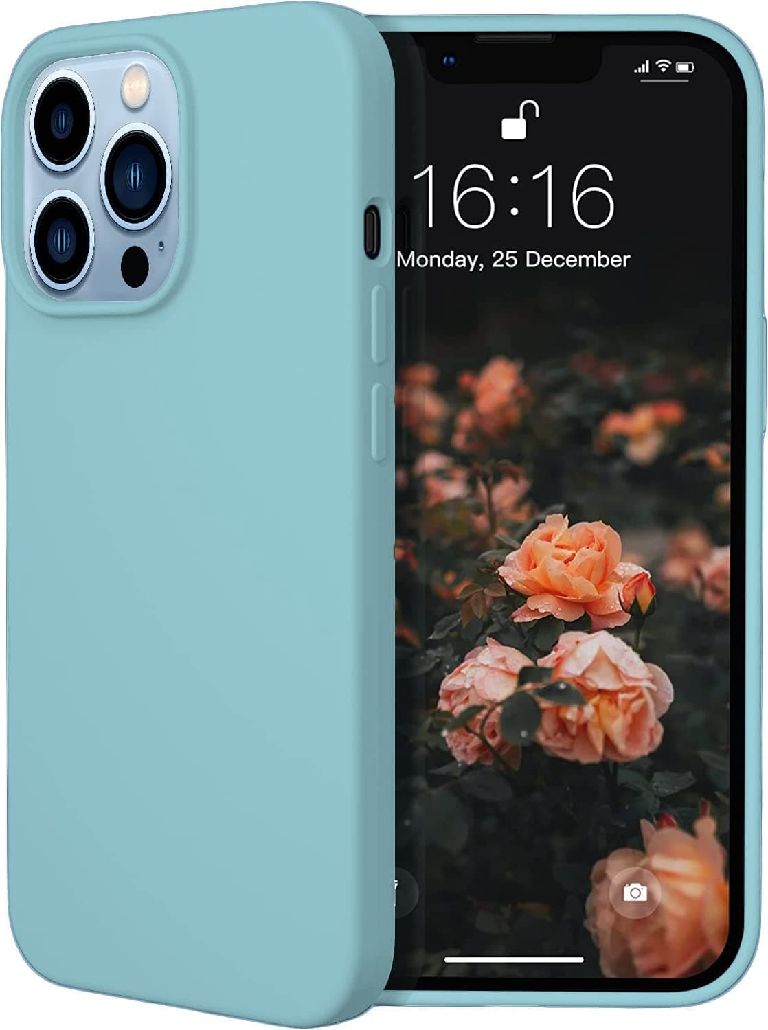 DIZORO Microfiber Candy Case Compatible for iPhone 13 Pro Max Cactus