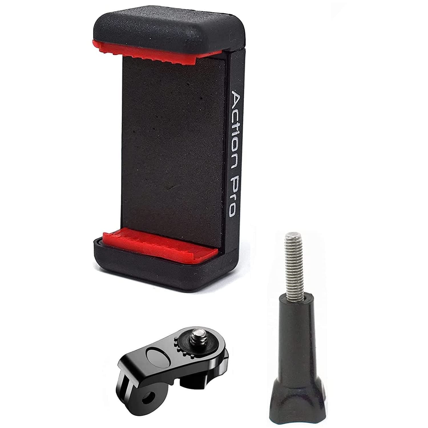 Action Pro Made in India Phone Holder Chin Mount Compatible with iPhone/Samsung/Vivo/Oppo/Xiaomi/Motorola/LG/Nokia/Realme/Micromax/Lava/Karbon