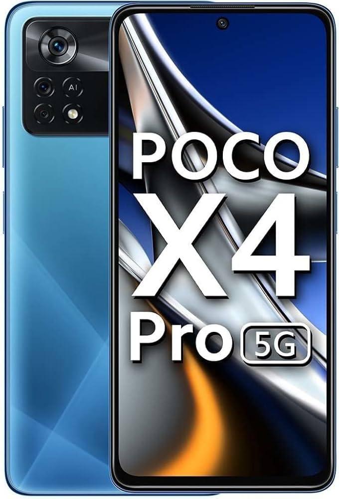 POCO X4 Pro 5G (Laser Blue, 6GB RAM 64GB Storage)