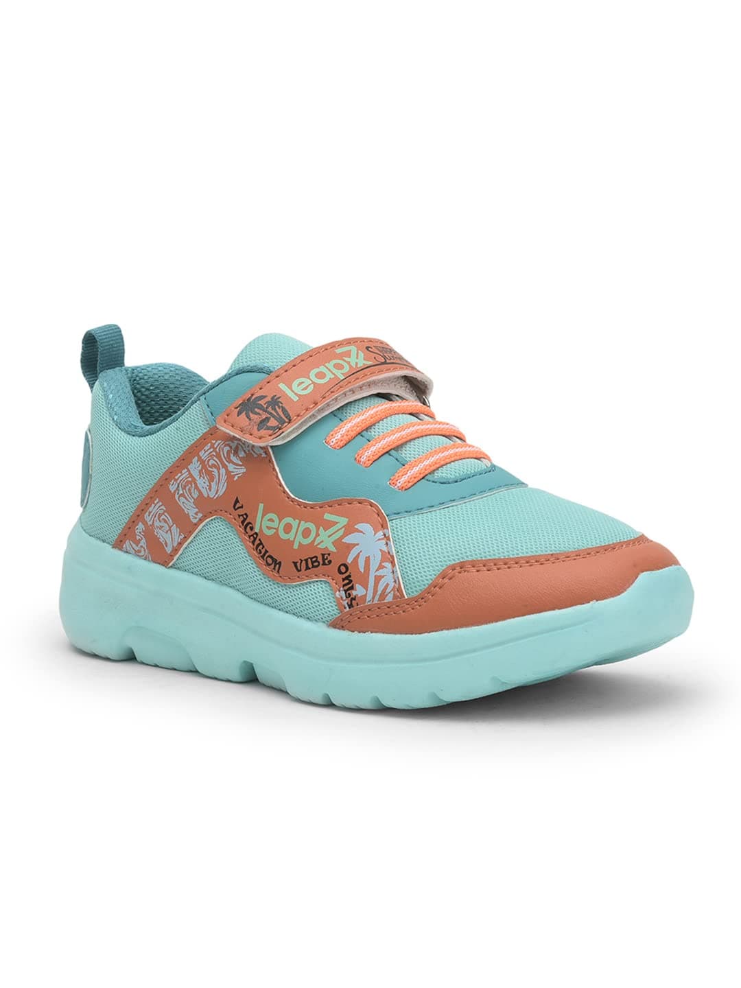 Liberty Turbo-1E S.Green Walking Shoes for Kids - 10C