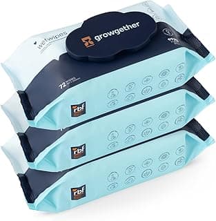 Baby Wet Wipes | 72 Wipes (Pack of 3) | 99.9% Pure RO Water Based & Dermatologically Tested | Alcohol & Plastic Free