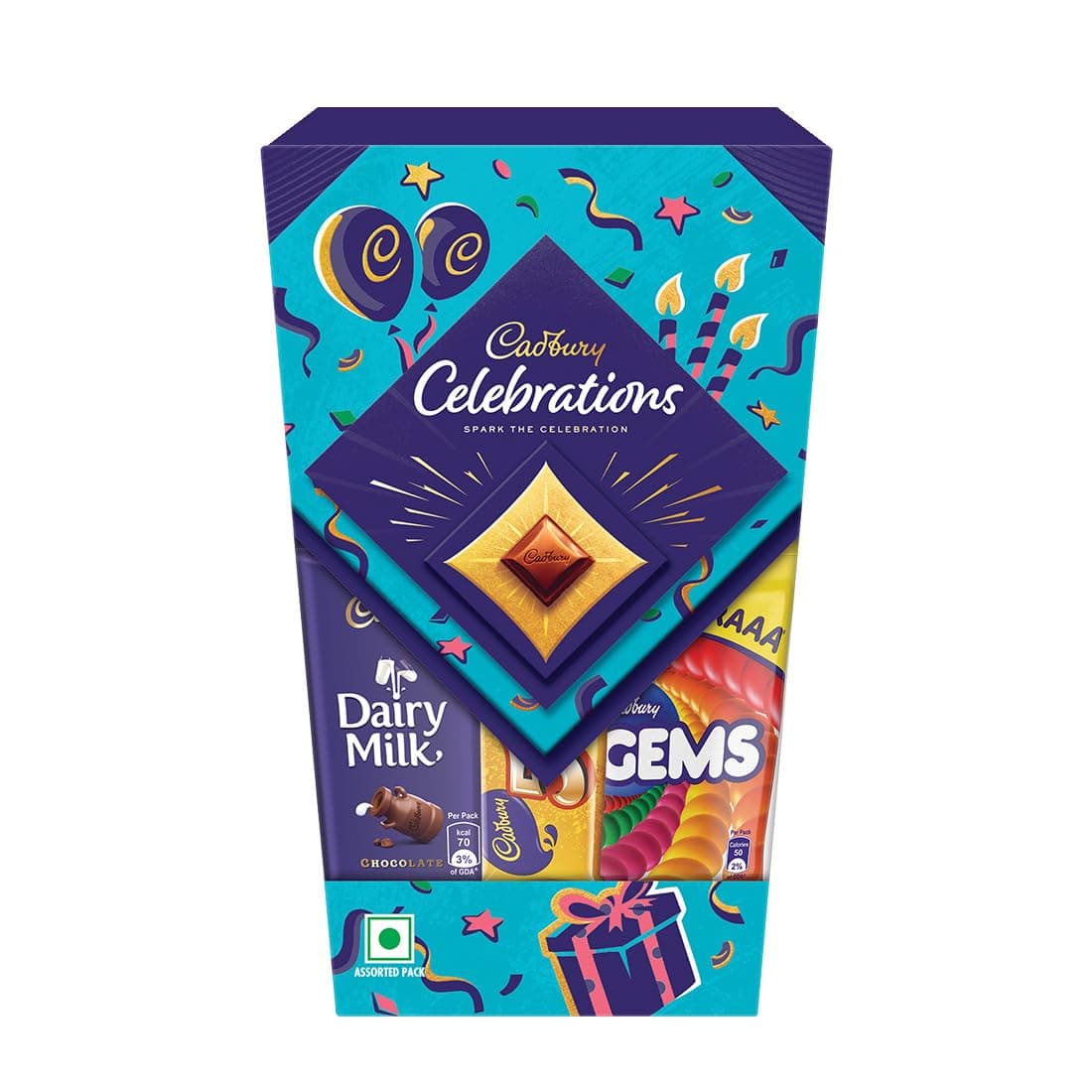 Cadbury Celebrations Assorted Chocolate Gift Pack, 97.02 g
