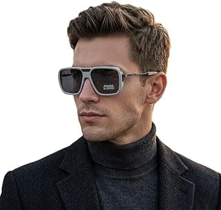 Legend Eyewear UV Protected Polarized Square Sunglasses for Men and Women