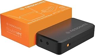 Resonate RouterUPS® Gen2 | Original Router UPS for 12V WiFi Router & Modem (Supports up to 2A) (7800mAh - 95% Longer Power Backup) | Compact Mini UPS with Intelligent Charging (Upto 6 Hrs Internet)