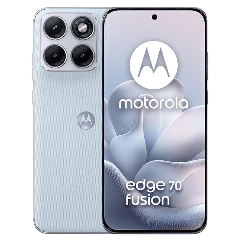 Motorola Edge 70 Fusion (Pantone Country Air, 8GB RAM, 256GB Storage) | Snapdragon 7s Gen 4 Processor | 7000mAh Battery | 50MP Sony LYTIA Camera | 6.8" 144Hz AMOLED Display | 68W TurboPower Charging |