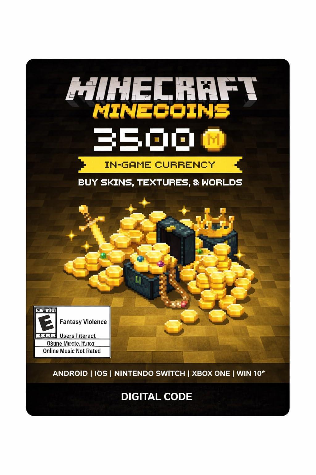 Minecraft Minecoins 3500 Global (Digital Code - Email Delivery Within 1 Hour)
