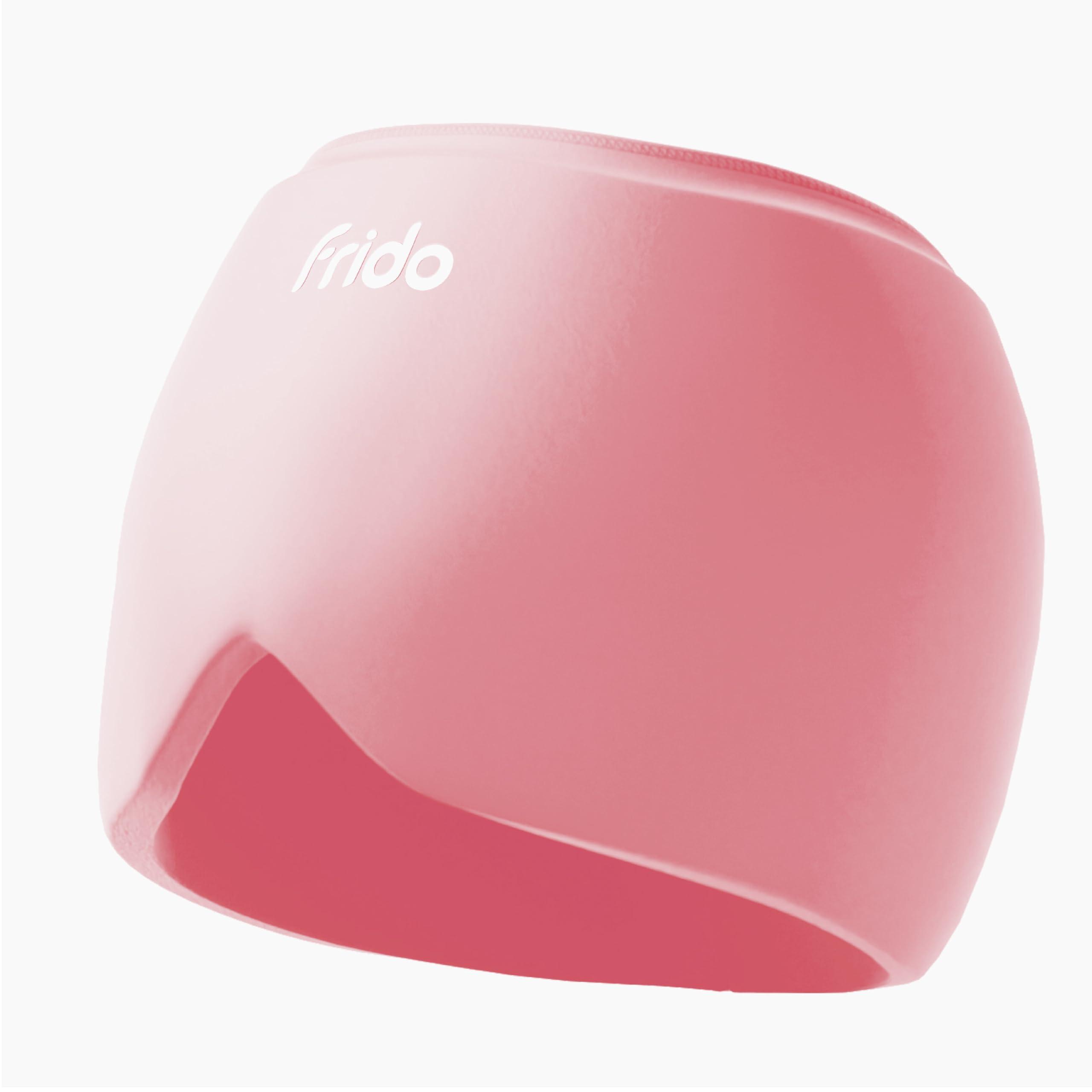 Frido Hot & Cold Therapy Cap | 360° Full Head Coverage | Reusable Cooling & Warming Cap with Gentle Compression | Pink