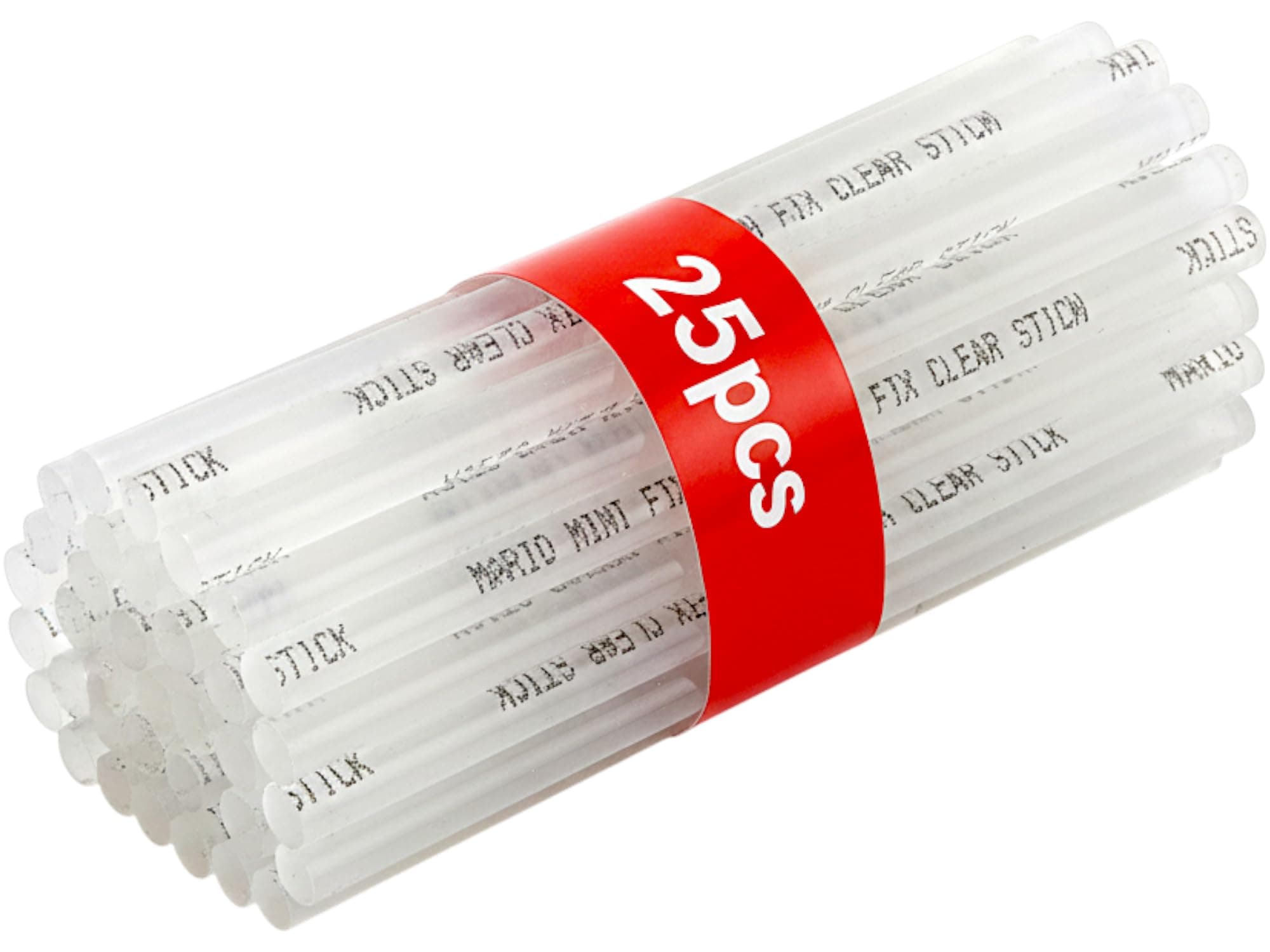 Mario Mini Transparent 7mm Hot Melt Glue Sticks for 20W Glue Gun (25 Pcs) | Strong Adhesive for DIY, Art & Craft, Repairs | Mini Glue Gun Sticks