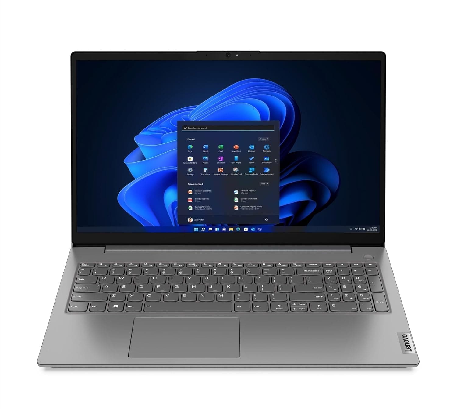 Lenovo V15 15.6'' FHD Laptop, 12th Gen Intel Core i5-1235U, 16GB RAM, 512GB SSD, Intel Iris Xe Graphics, Windows 11, MS Office, 1YR On-site Warranty, Iron Grey
