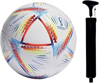 Football for All Ages Suited for The Grass Fields | PU | Suitable for Grass |Practice Ball | Soccer Ball | for Men/Women | Football Size - 5 (White)