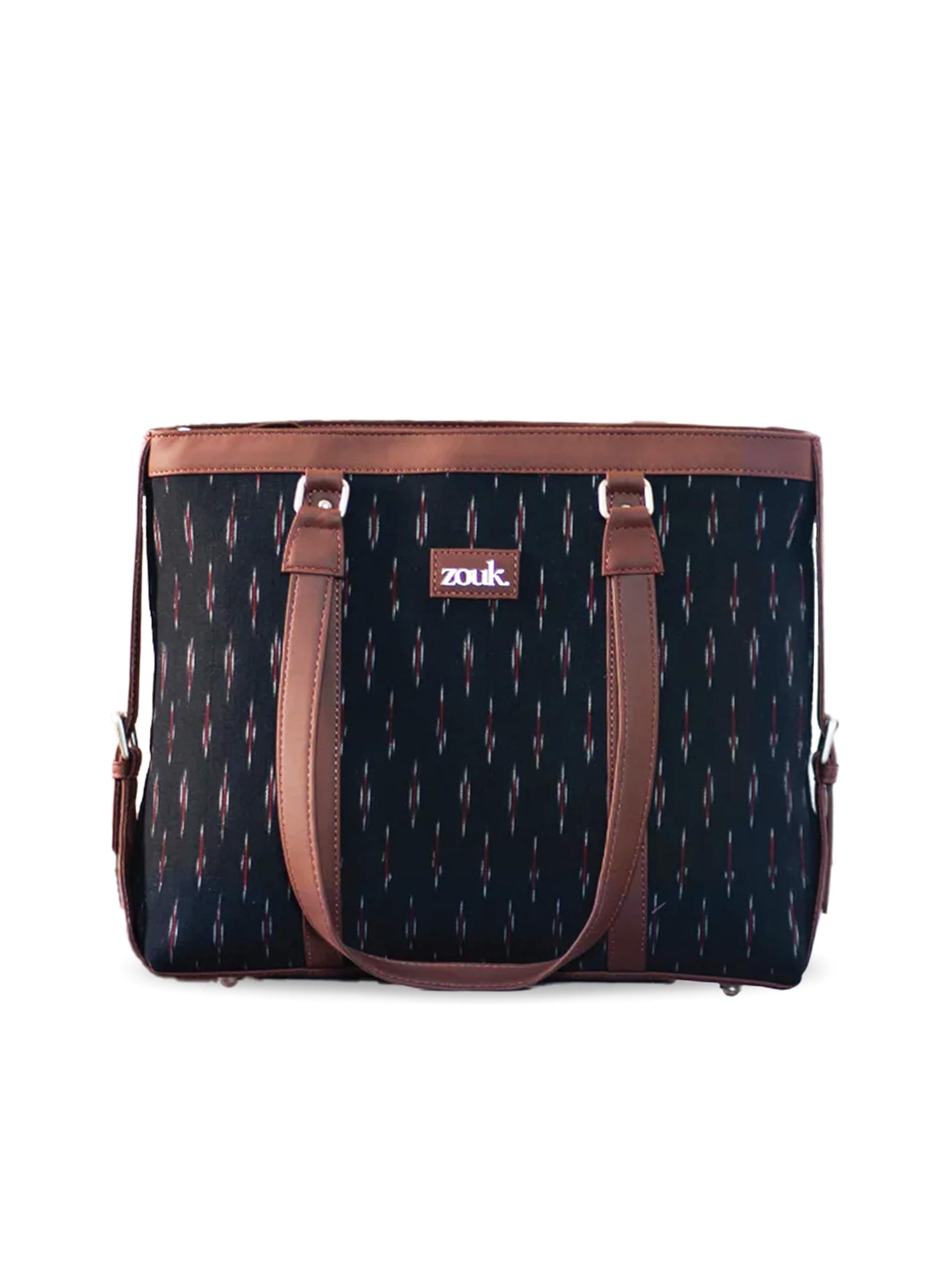 ZOUK Women Office Bag Ikat Grered