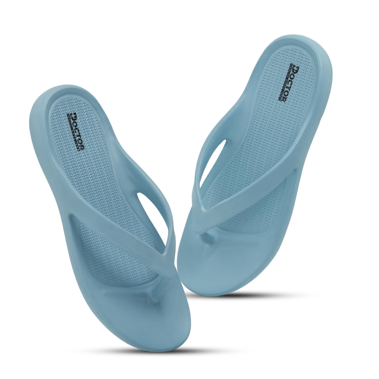 DOCTOR HEALTH SUPER Classic Stylish Ultra Soft Slippers with Cushion | Comfortable, Premium and Bright Colorful Flip Flops | Lab Tested Cushion and Bounce | Cushioned Footwear | Trendy Women Slippers