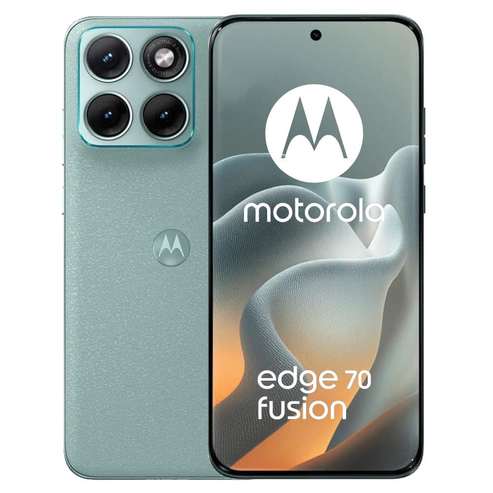 Motorola Edge 70 Fusion 5G (Pantone Blue Surf, 8GB RAM, 256GB Storage) | Snapdragon 7s Gen 4 Processor | 50MP Sony LYTIA Camera | 6.78" 144Hz AMOLED Display | 7000mAh Battery | 68W Fast Charging