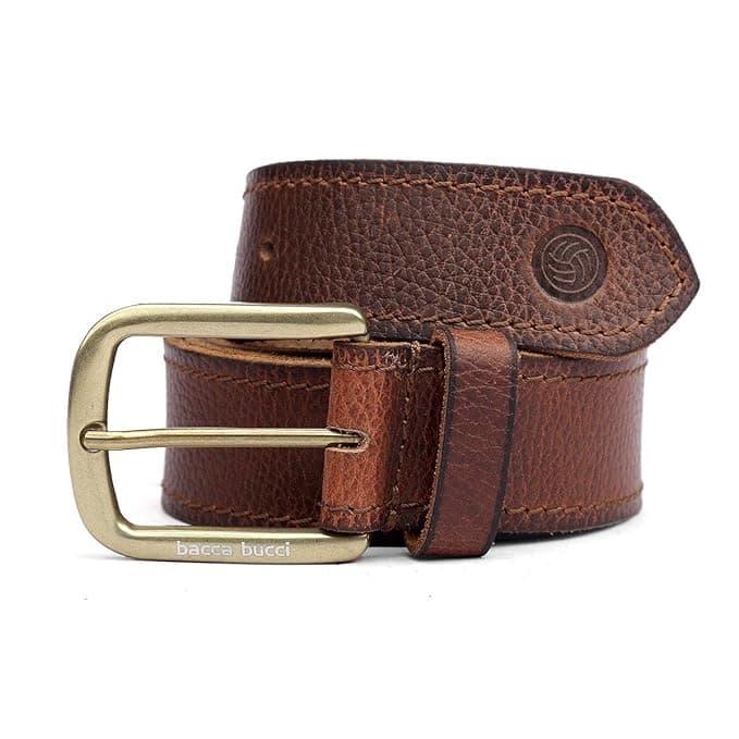 Bacca Bucci Men's Genuine Leather Belt