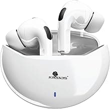 Kratos TW02 Ear Buds Wireless with 30H Playtime, Noise Isolation & Clear Calls, Bluetooth Earbuds with Voice Assistant, Ear Buds with Bluetooth V 5.3 & with Type C Fast Charging, IPX5 TWS Earphones