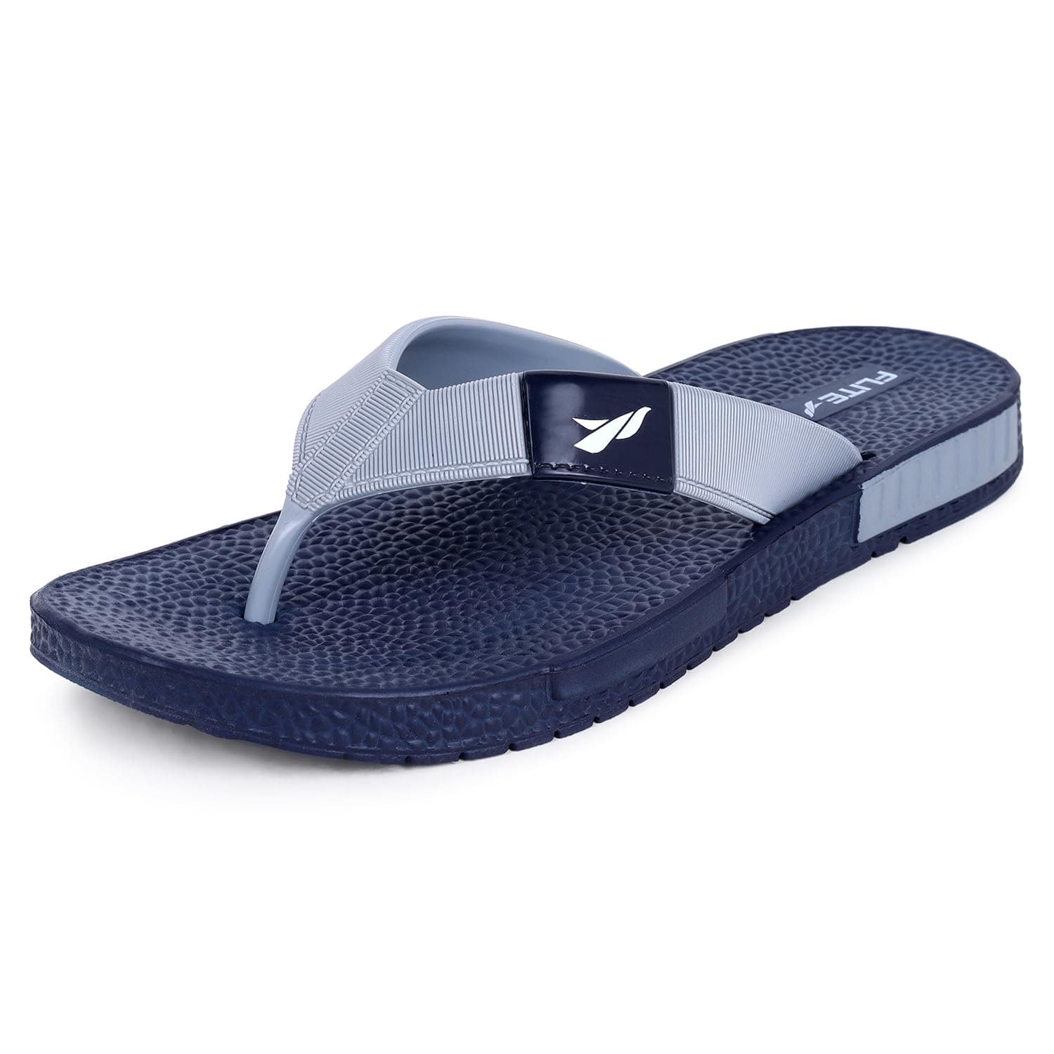 FLITE Men Navy Grey Slippers-9 UK (43 1/3 EU) (FL0330G_NVGY0009)