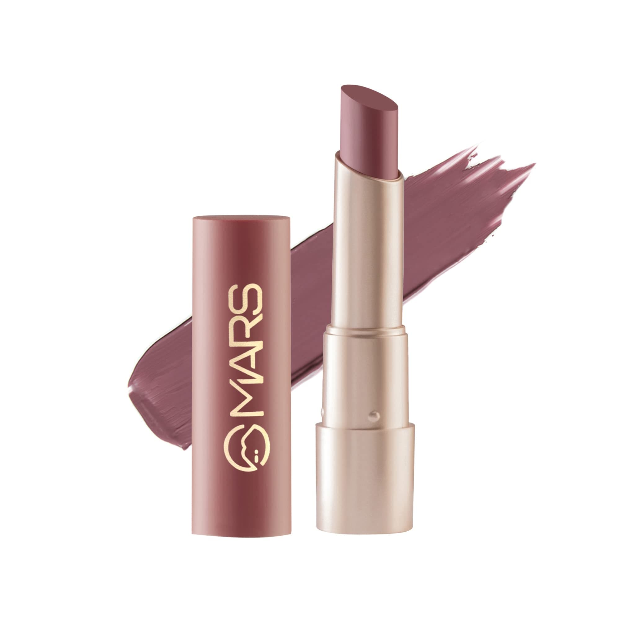 MARS Creamy Matte Long Lasting Lipstick for Women | Creamy Lipstick | Single Swipe Application | Smooth & Light Weight (3.2 gm) (02-Zesty Zumba)