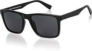 VINCENT CHASE EYEWEAR Vincent Chase By Lenskart | Full Rim Square | Polarized Stylish Sunglasses | 100% UV Protected | For Men & Women