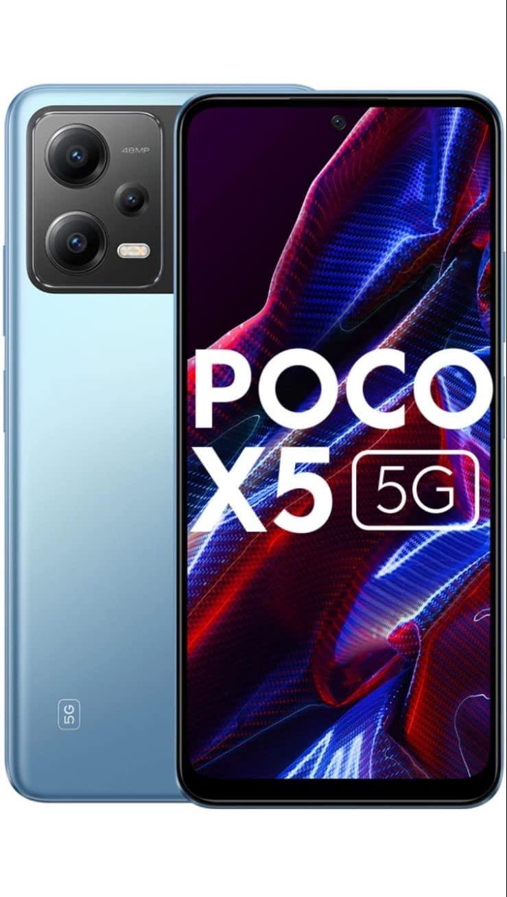 POCO X5 5G (Wildcat Blue, 128 GB) (6 GB RAM)