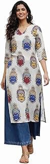 MS VHCK ENTERPRISE Women Printed, Tribal, Kalamkari, Abstract Khadi Cotton Kurti.