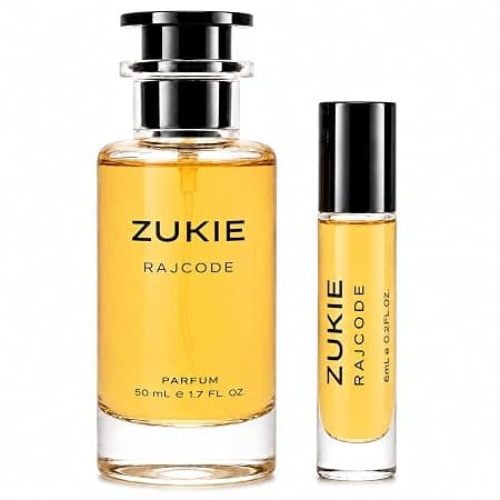 Zukie RAJCODE Perfume for Men with Attar Roll-On (Combo Offer) | Fresh, Spicy & Ambery Parfum | Long-Lasting Luxury Night Fragrance for Weddings, Parties & Special Occasions