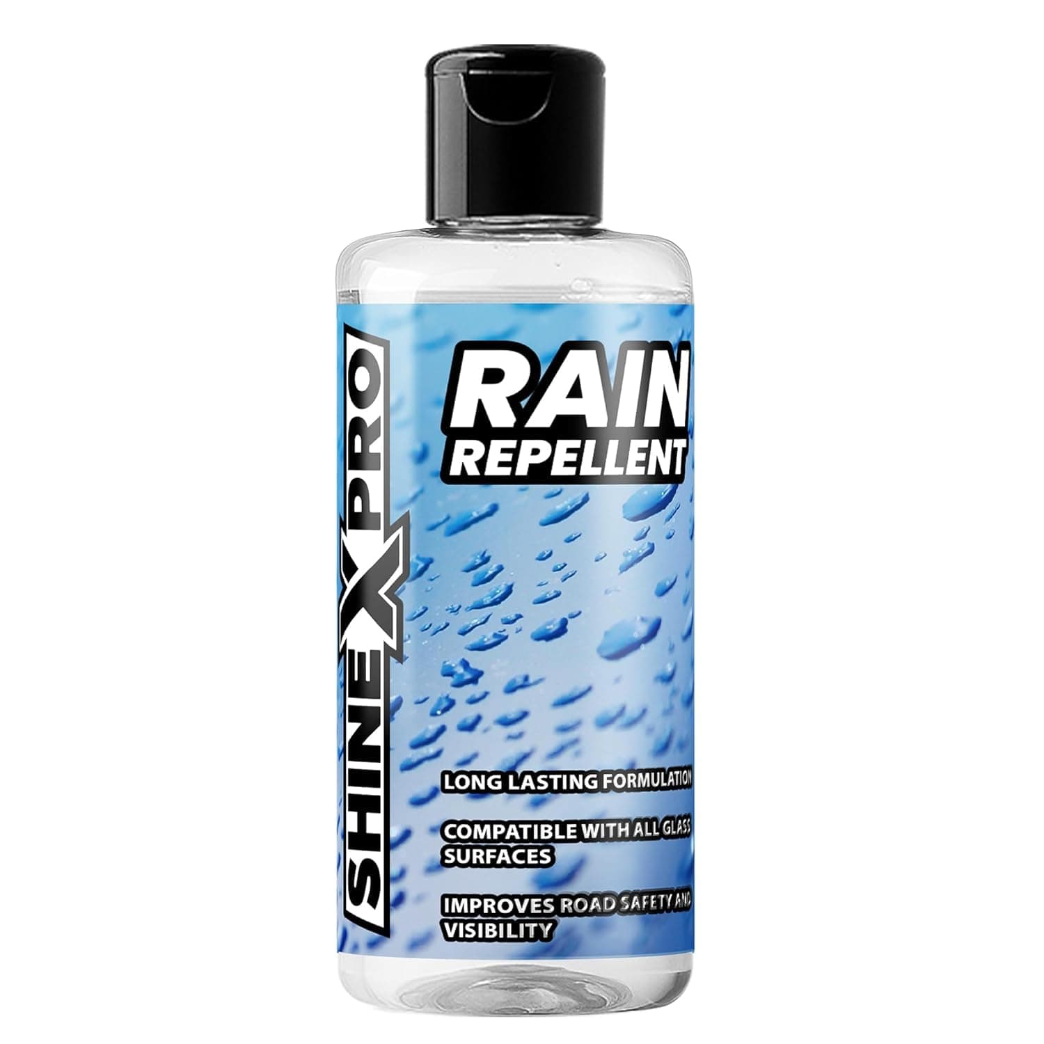 ShineXPro Rain Repellent for Car - Long Lasting Hydrophobic Coating for All Glass Surfaces with ShineXPro Car Glass Water Repellent - Improve Road Visibility & Safety with Windshield Water Repellent