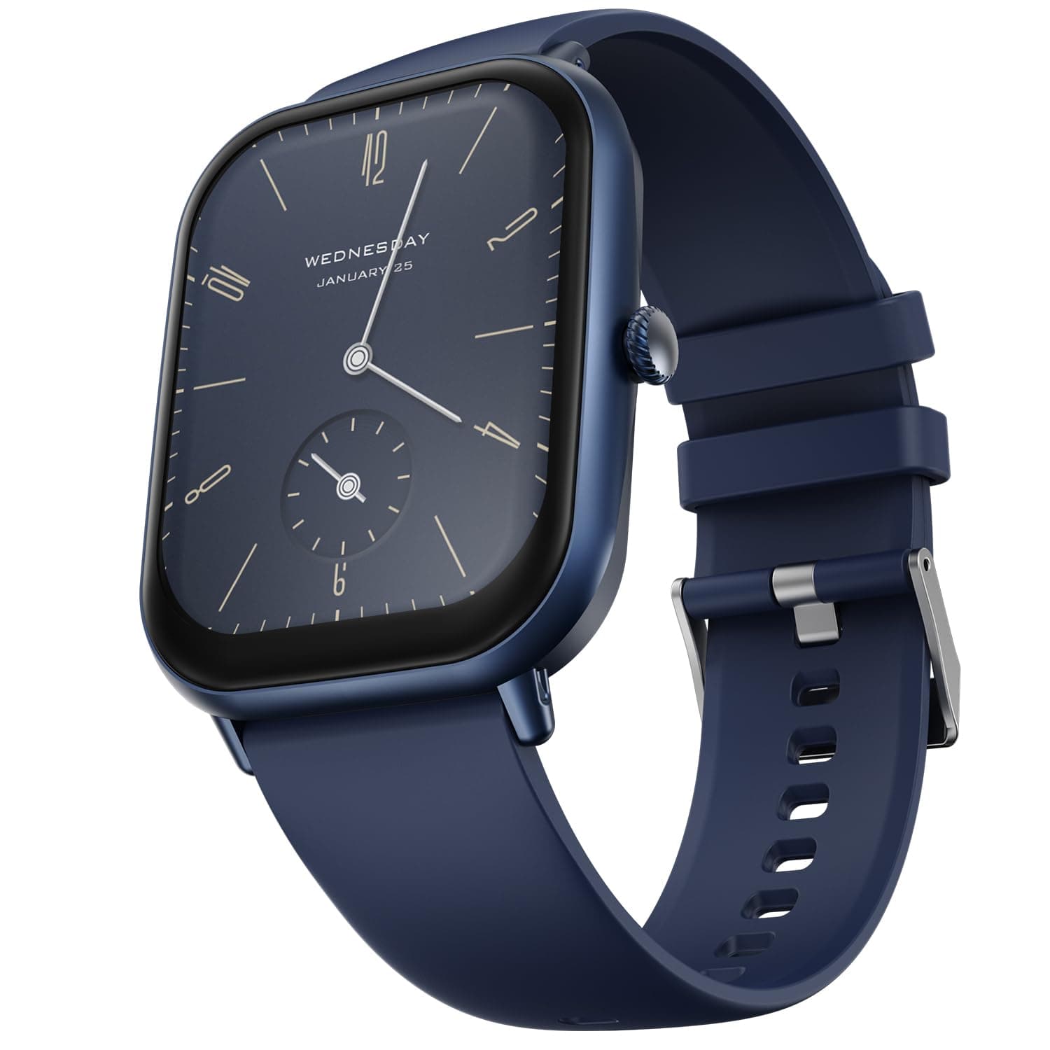 Fire-Boltt Ninja Call Pro Max Bluetooth Calling Smart Watch, 2.01" HD Display, 120+ Sports Modes, Health Suite, AI Voice Assistance, SpO2 & Heart Rate Monitor Smartwatch for Men & Women - Blue