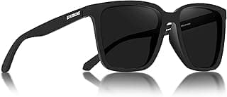 EFERMONE Polarized Sunglasses for Men and Women 100% UV Protection Outdoor Travelling Sports Bikes Cars Driving and Hiking (Square | Medium)