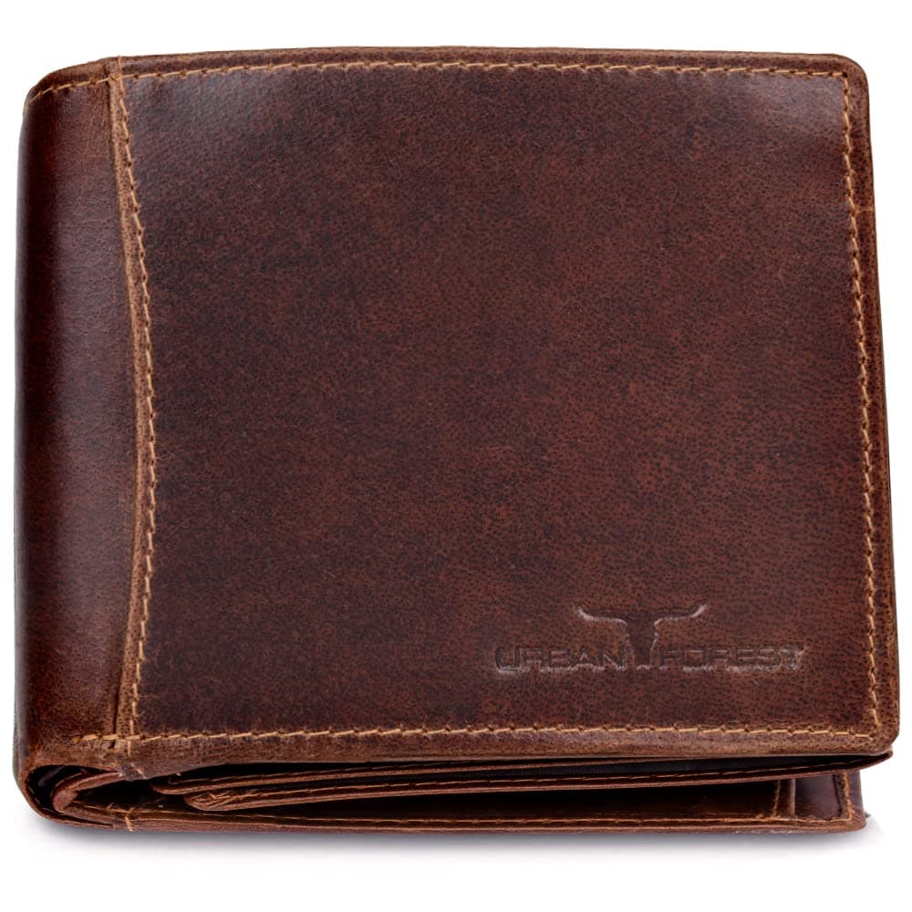 URBAN FOREST Oliver Caramel Brown Leather Wallet for Men