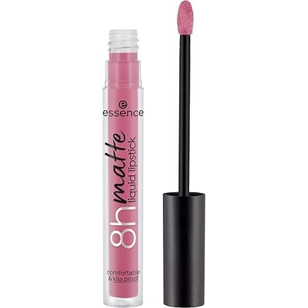 Essence 8h matte liquid lipstick 05 Pink Blush, matte lip colour, pink, long-lasting colour, full coverage, 2.5 ml