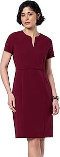 Symbol Premium Women's Sheath Dress (Knee Length | Desk-to-Dinner) (Available in Plus Sizes)