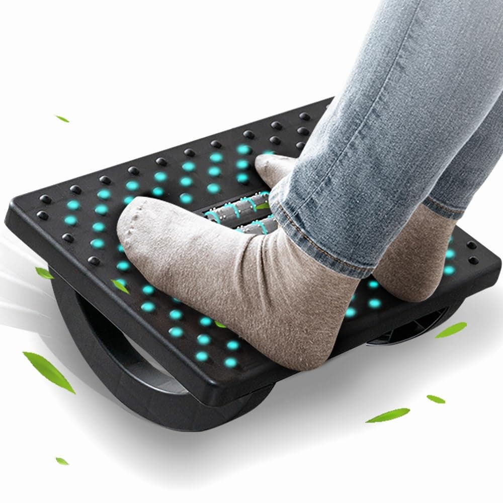 CasaZenith Foot Rest Under Desk at Work, Foot Stools for Under Office Desk