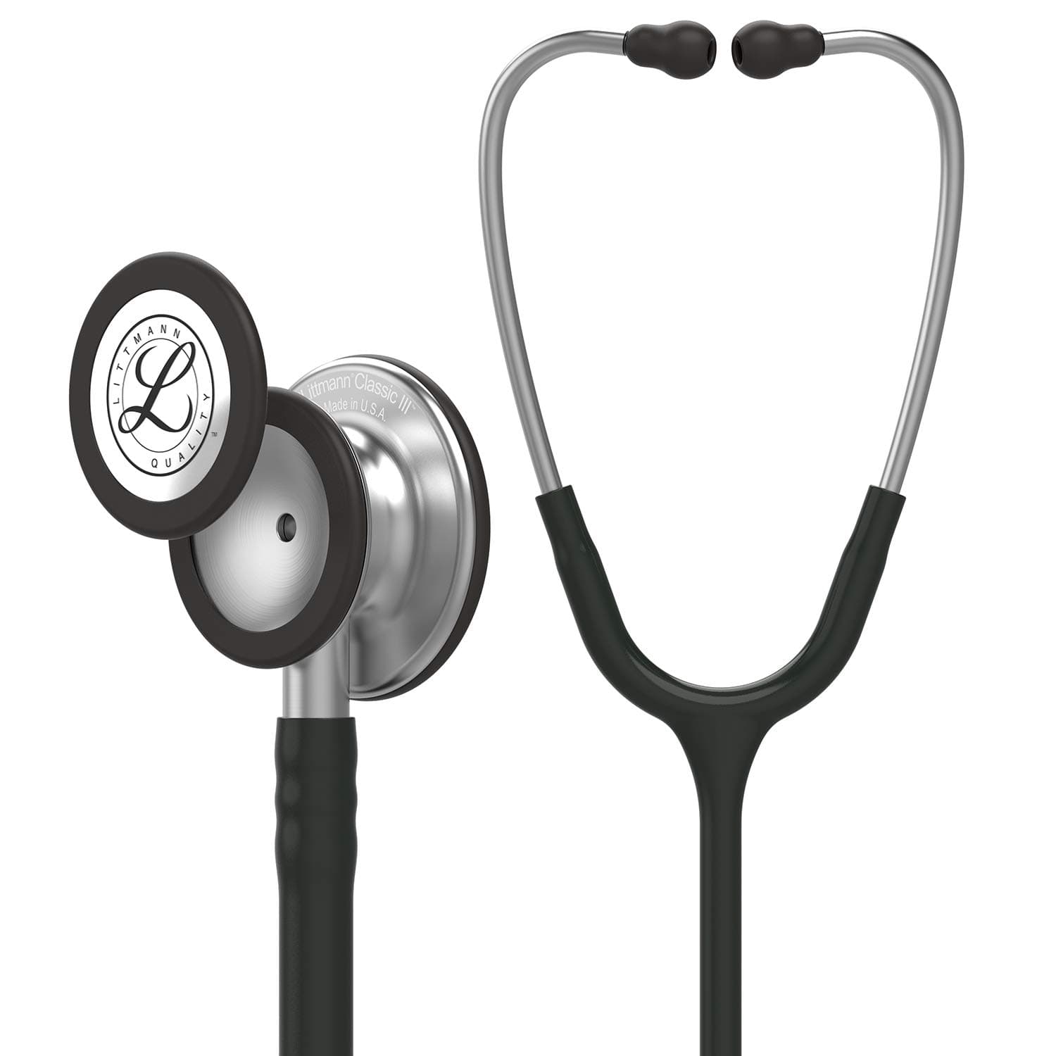 3M™ Littmann® Classic III™ Monitoring Stethoscope, Black Tube, 27 inch, 5620